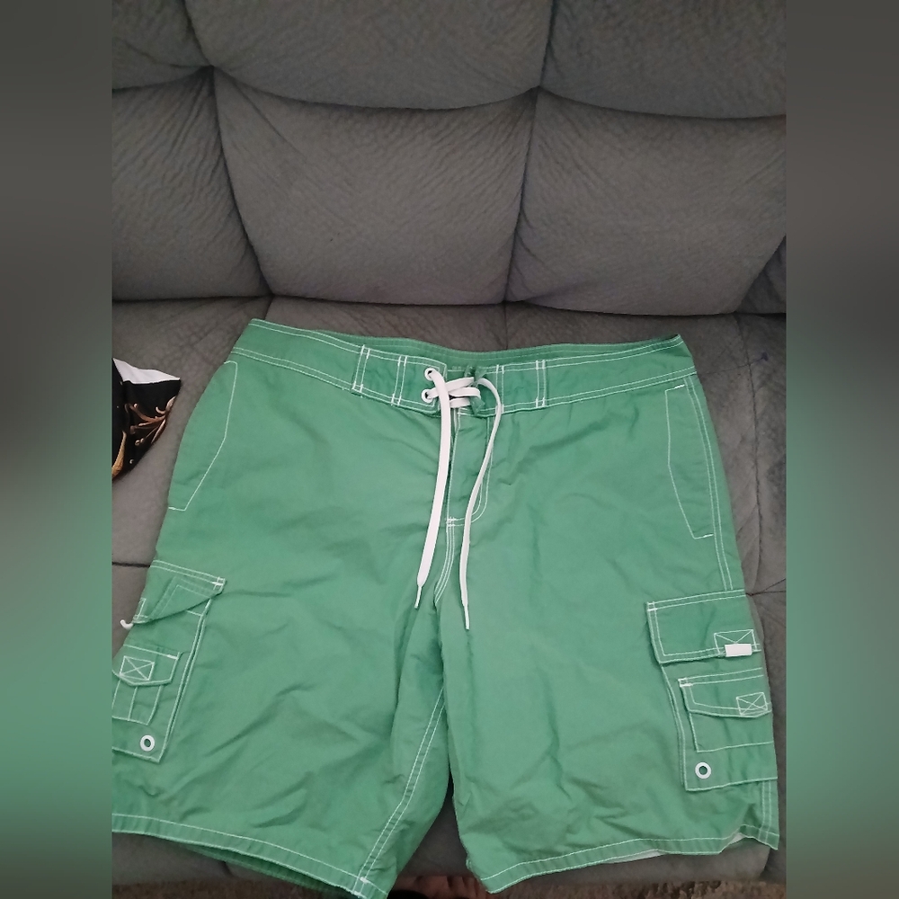 Old Navy Green Swim Shorts